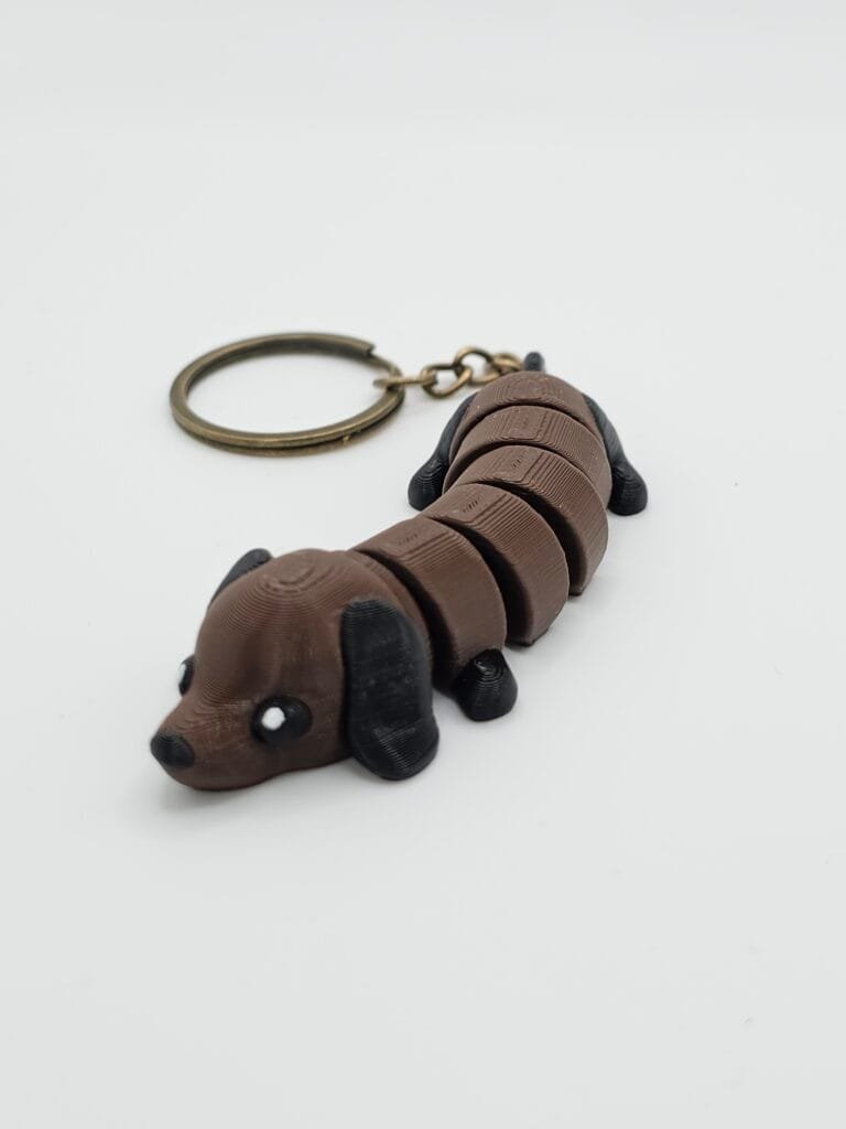 Llavero Perro Salchicha Extra largo (Articulado)