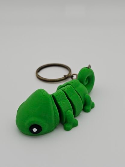 Llavero Camaleón Articulado inspirado en Pascal (Rapunzel)