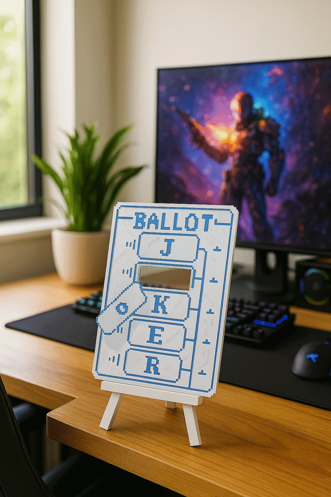Cuadro Hanging Chad Joker Balatro