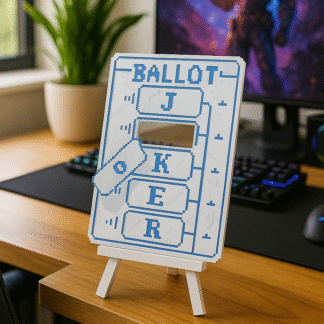 Cuadro Hanging Chad Joker Balatro