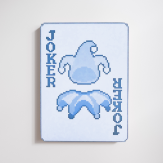 Cuadro Joker Invisible de Balatro en 3D