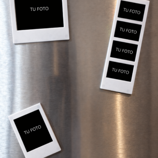Imán personalizado con foto estilo instantáneo – recuerdo original para nevera