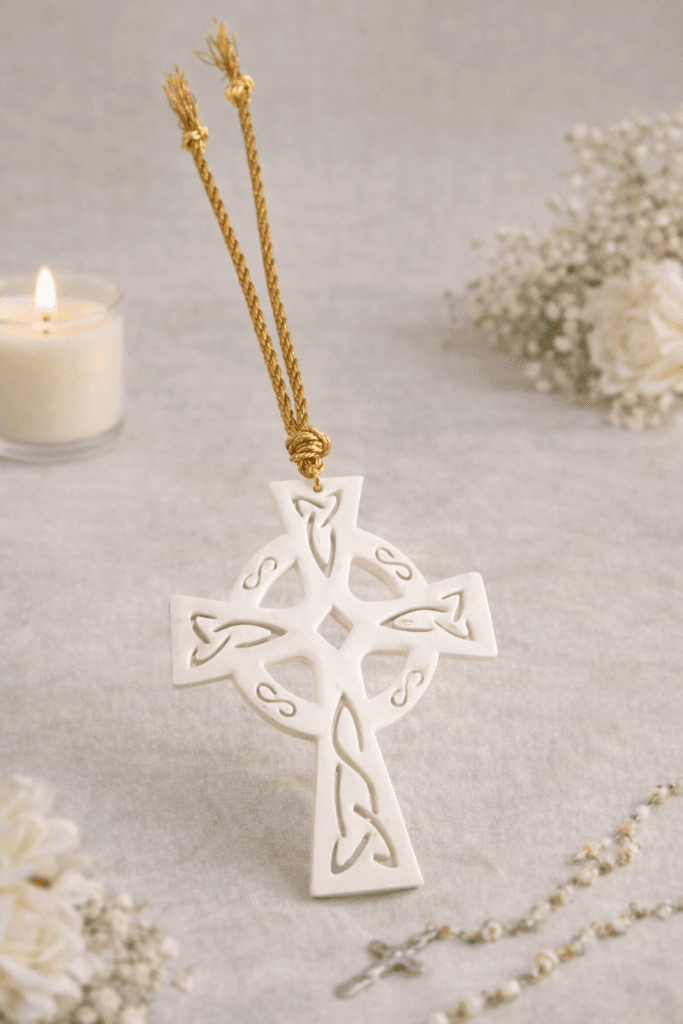 Cruz decorativa personalizada para bautizo – Recordatorio religioso