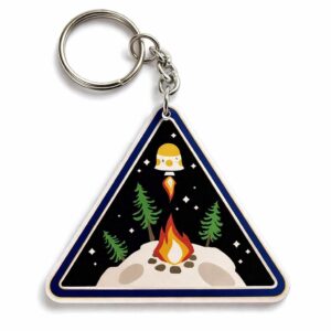 Outer Wilds Ventures Keychain 3D Logo | Fan Art | Gamer Gift