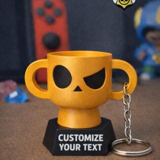 Trofeo de Brawl Stars Personalizado | Llavero Gamer Personalizado
